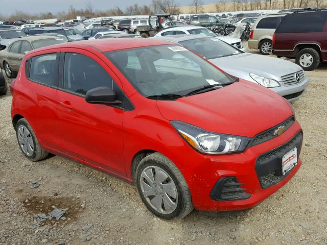 KL8CB6SA9GC638717 - 2016 CHEVROLET SPARK LS RED photo 1