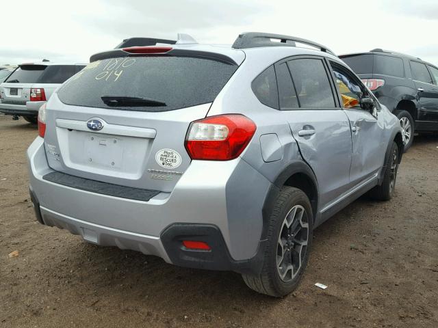 JF2GPANC5HH279172 - 2017 SUBARU CROSSTREK SILVER photo 4