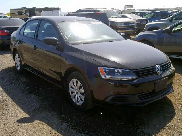 3VW1K7AJ7DM443485 - 2013 VOLKSWAGEN JETTA BASE 黑色 照片 1