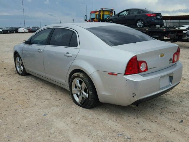 1G1ZC5E08AF180839 - 2010 CHEVROLET MALIBU 1LT SILVER photo 3