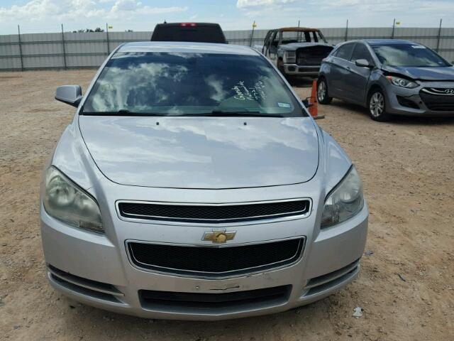 1G1ZC5E08AF180839 - 2010 CHEVROLET MALIBU 1LT SILVER photo 9