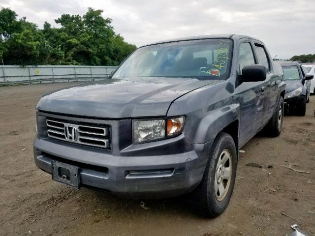 2HJYK16227H552466 - 2007 HONDA RIDGELINE CHARCOAL photo 2