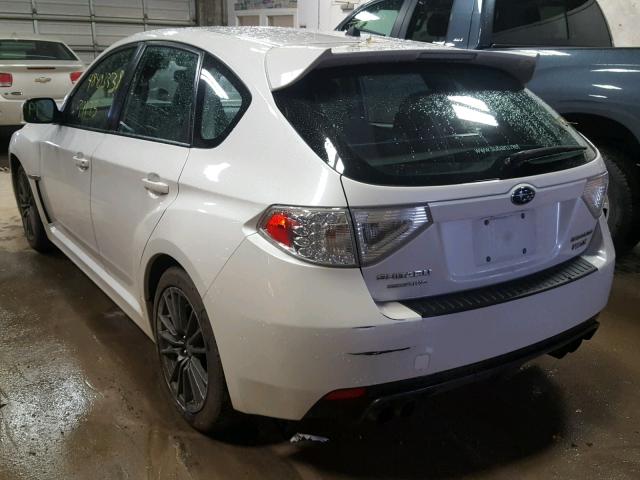 JF1GR7E65CG208659 - 2012 SUBARU IMPREZA WR WHITE photo 3