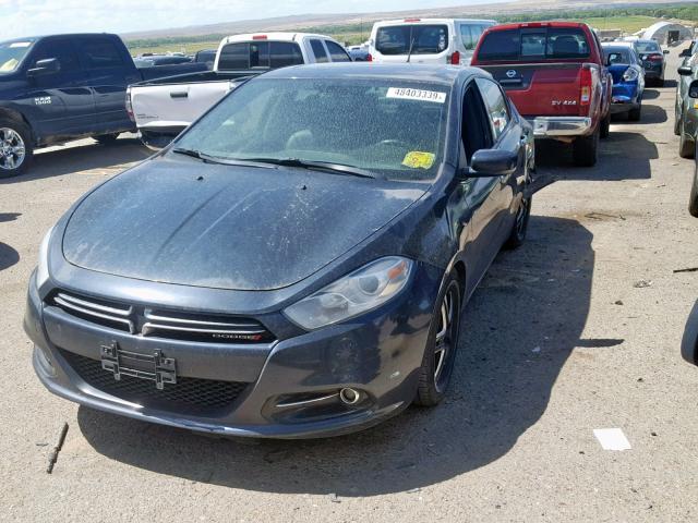 1C3CDFCHXDD703713 - 2013 DODGE DART LIMIT BLACK photo 2