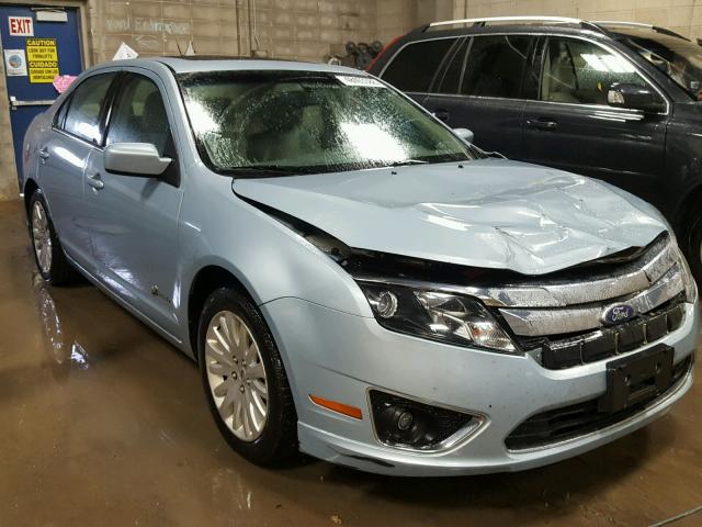 3FADP0L36AR344765 - 2010 FORD FUSION HYB BLUE photo 1