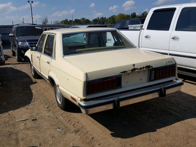 0E32B623346 - 1980 MERCURY MERKUR BEIGE photo 3