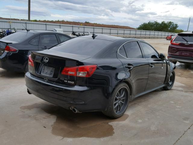 JTHBE5C22B5025300 - 2011 LEXUS IS 350 BLACK photo 4