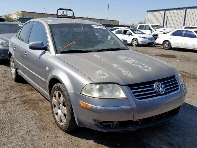 WVWRH63B82P110692 - 2002 VOLKSWAGEN PASSAT GLX GRAY photo 1