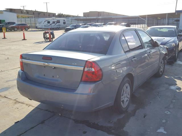 1G1ZS58F57F105642 - 2007 CHEVROLET MALIBU LS BLUE photo 4