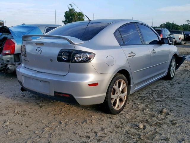 JM1BK323271765887 - 2007 MAZDA 3 S SILVER photo 4