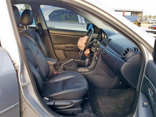 JM1BK323271765887 - 2007 MAZDA 3 S SILVER photo 5