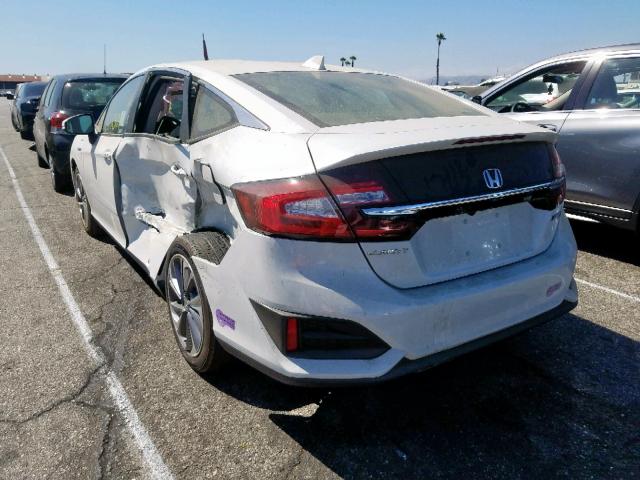 JHMZC5F1XKC000115 - 2019 HONDA CLARITY WHITE photo 3