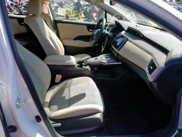 JHMZC5F1XKC000115 - 2019 HONDA CLARITY WHITE photo 5