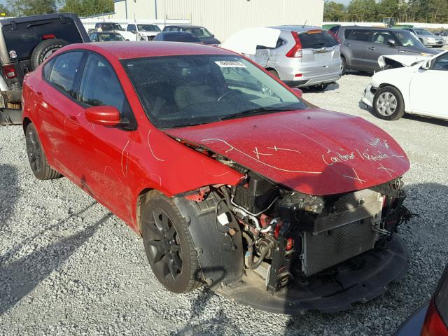 1C3CDFBA5DD289017 - 2013 DODGE DART SXT RED photo 1