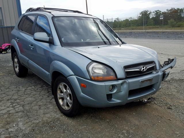 KM8JN12B59U953525 - 2009 HYUNDAI TUCSON SE BLUE photo 1