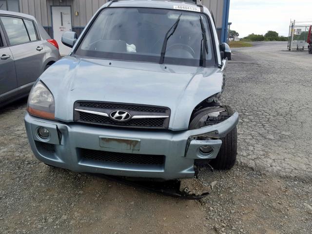 KM8JN12B59U953525 - 2009 HYUNDAI TUCSON SE BLUE photo 10