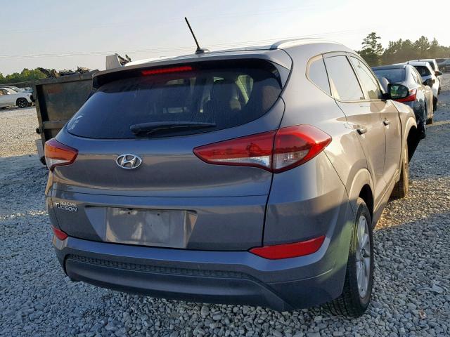 KM8J33A45GU087990 - 2016 HYUNDAI TUCSON LIM GRAY photo 4