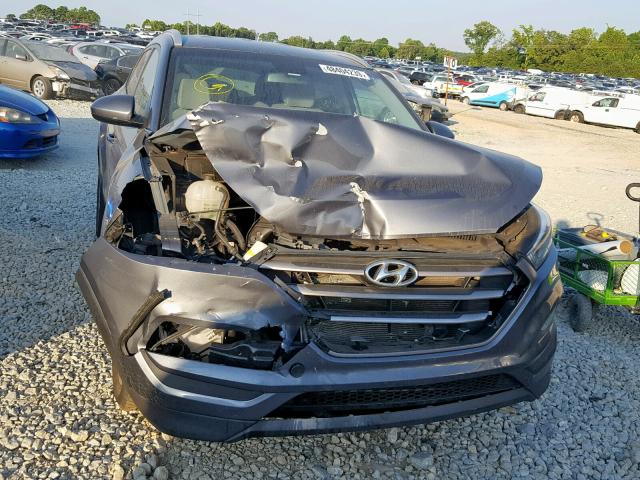 KM8J33A45GU087990 - 2016 HYUNDAI TUCSON LIM GRAY photo 9