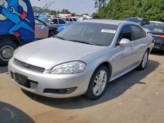 2G1WC5EM9A1267954 - 2010 CHEVROLET IMPALA LTZ SILVER photo 2