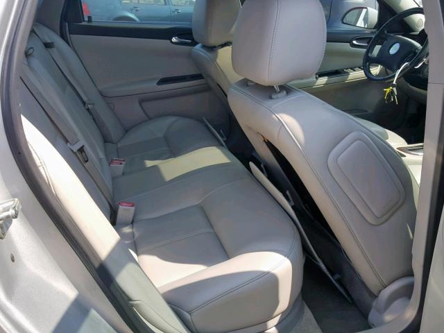 2G1WC5EM9A1267954 - 2010 CHEVROLET IMPALA LTZ SILVER photo 6