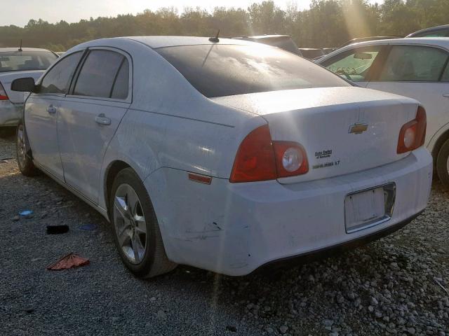 1G1ZC5EBXAF225488 - 2010 CHEVROLET MALIBU 1LT WHITE photo 3