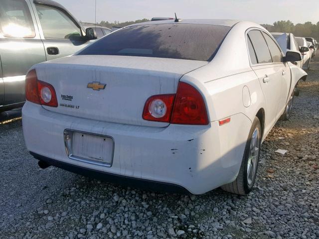 1G1ZC5EBXAF225488 - 2010 CHEVROLET MALIBU 1LT WHITE photo 4