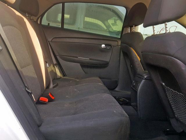 1G1ZC5EBXAF225488 - 2010 CHEVROLET MALIBU 1LT WHITE photo 6