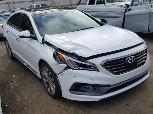 5NPE34AB9FH250675 - 2015 HYUNDAI SONATA SPO WHITE photo 1