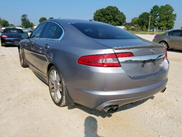 SAJWA0JC8AMR52966 - 2010 JAGUAR XF R GRAY photo 3