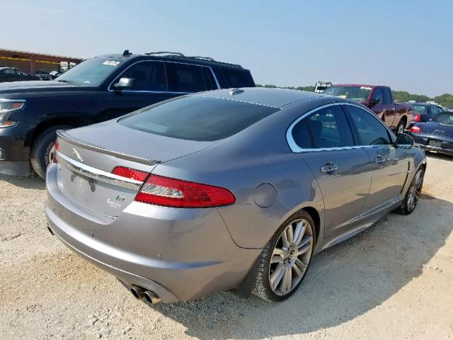 SAJWA0JC8AMR52966 - 2010 JAGUAR XF R GRAY photo 4