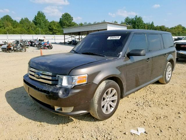 2FMGK5BCXBBD23689 - 2011 FORD FLEX SE GRAY photo 2