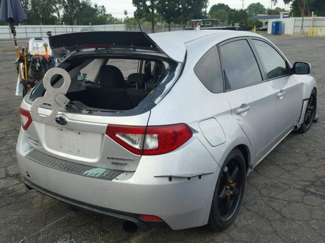 JF1GR7E6XBG806048 - 2011 SUBARU IMPREZA WR SILVER photo 4