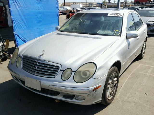 WDBUF65J53A207825 - 2003 MERCEDES-BENZ E 320 SILVER photo 2