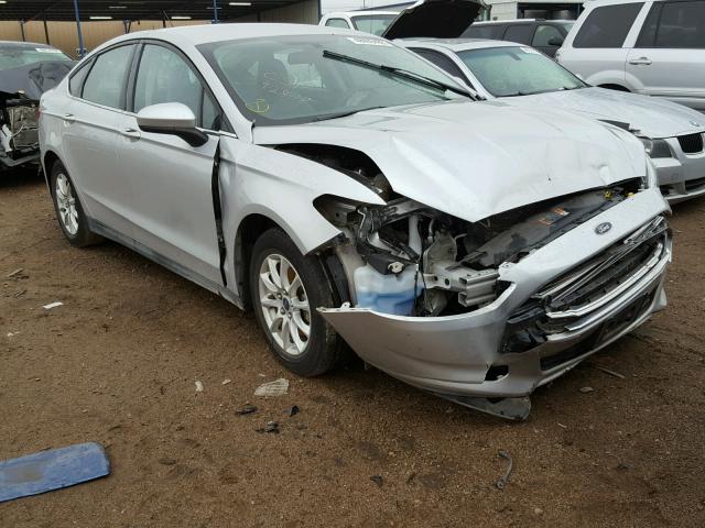 3FA6P0G7XGR396401 - 2016 FORD FUSION S SILVER photo 1