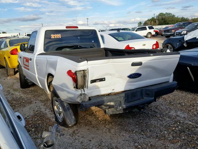 1FTKR1ADXBPA02368 - 2011 FORD RANGER WHITE photo 3