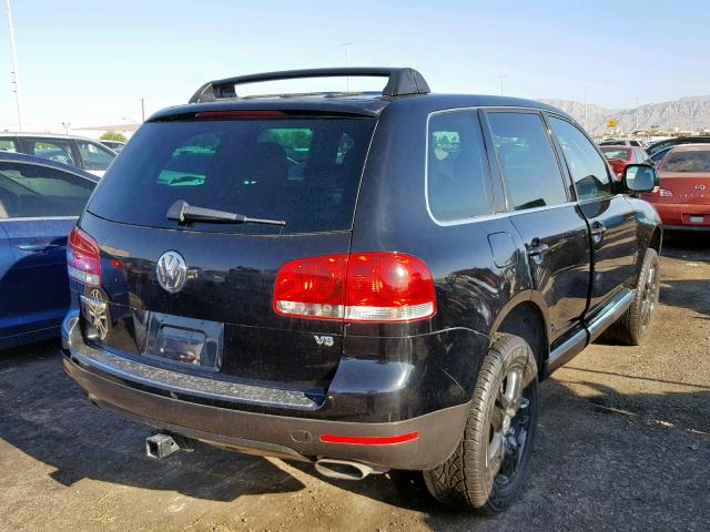 WVGEM77L94D060212 - 2004 VOLKSWAGEN TOUAREG 4. BLACK photo 4