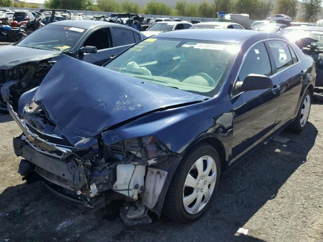 1G1ZB5E1XBF123295 - 2011 CHEVROLET MALIBU LS 蓝色 照片 2