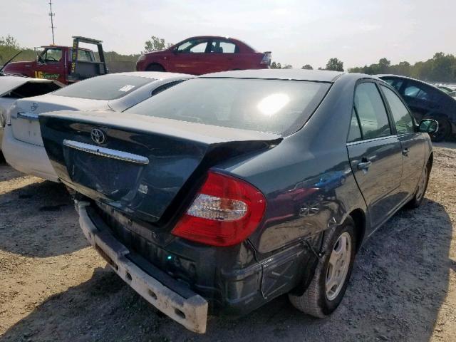 4T1BE32K62U586415 - 2002 TOYOTA CAMRY LE GREEN photo 4