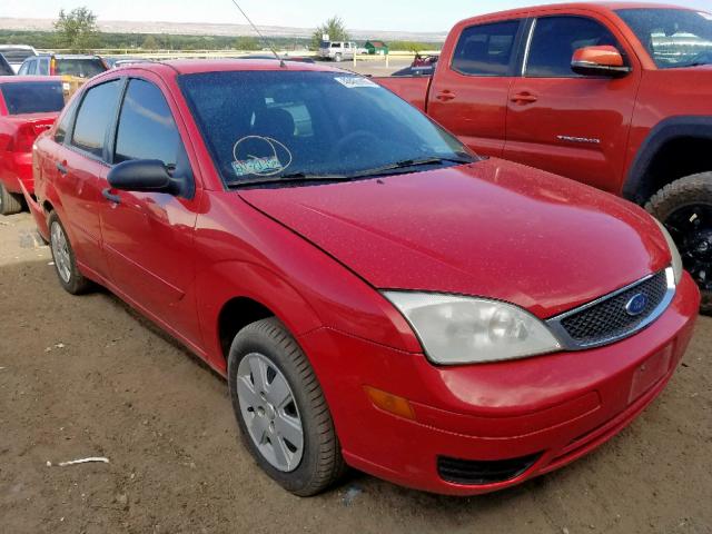 1FAFP34N17W256710 - 2007 FORD FOCUS ZX4 RED photo 1