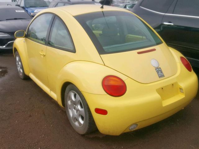3VWCK21C63M405158 - 2003 VOLKSWAGEN NEW BEETLE ყვითელი ფოტო 3