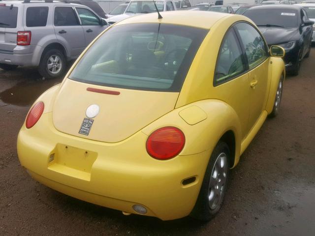 3VWCK21C63M405158 - 2003 VOLKSWAGEN NEW BEETLE ყვითელი ფოტო 4