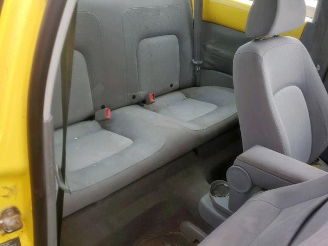 3VWCK21C63M405158 - 2003 VOLKSWAGEN NEW BEETLE ყვითელი ფოტო 6