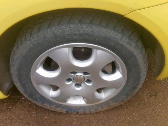 3VWCK21C63M405158 - 2003 VOLKSWAGEN NEW BEETLE ყვითელი ფოტო 9