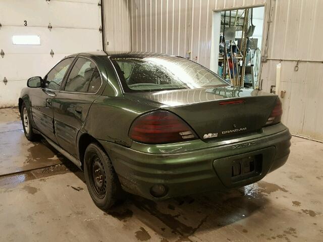 1G2NF52T6YM857344 - 2000 PONTIAC GRAND AM S GREEN photo 3