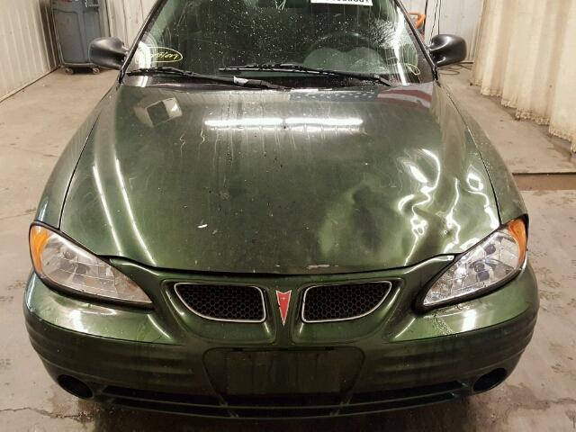 1G2NF52T6YM857344 - 2000 PONTIAC GRAND AM S GREEN photo 9