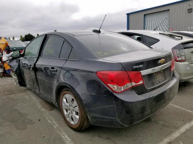 1G1PC5SHXG7172164 - 2016 CHEVROLET CRUZE LIMI BLACK photo 3