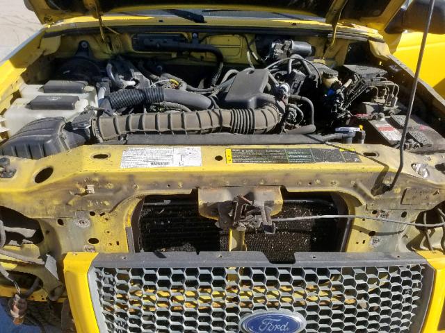 1FTYR14U63PA55057 - 2003 FORD RANGER SUP YELLOW photo 7