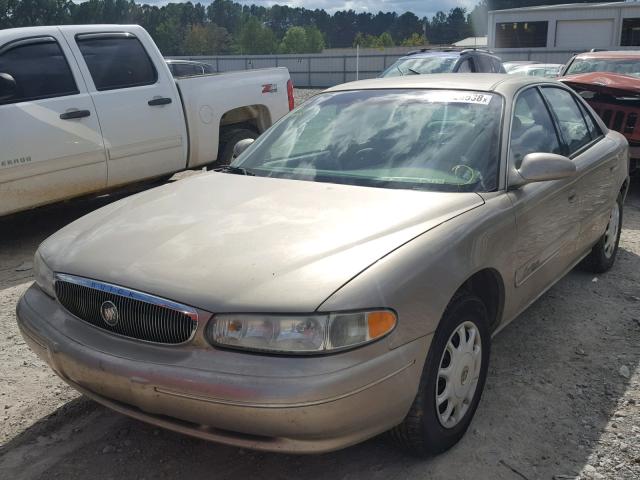 2G4WS52J721192379 - 2002 BUICK CENTURY CU TAN photo 2