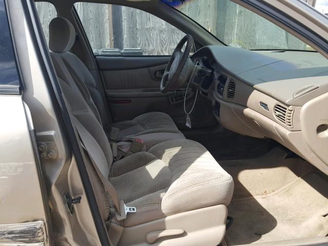 2G4WS52J721192379 - 2002 BUICK CENTURY CU TAN photo 5