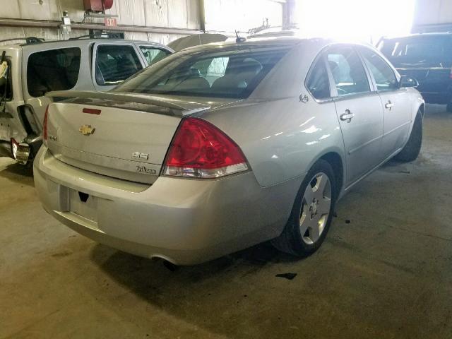 2G1WD58C781214339 - 2008 CHEVROLET IMPALA SUP 银色 照片 4